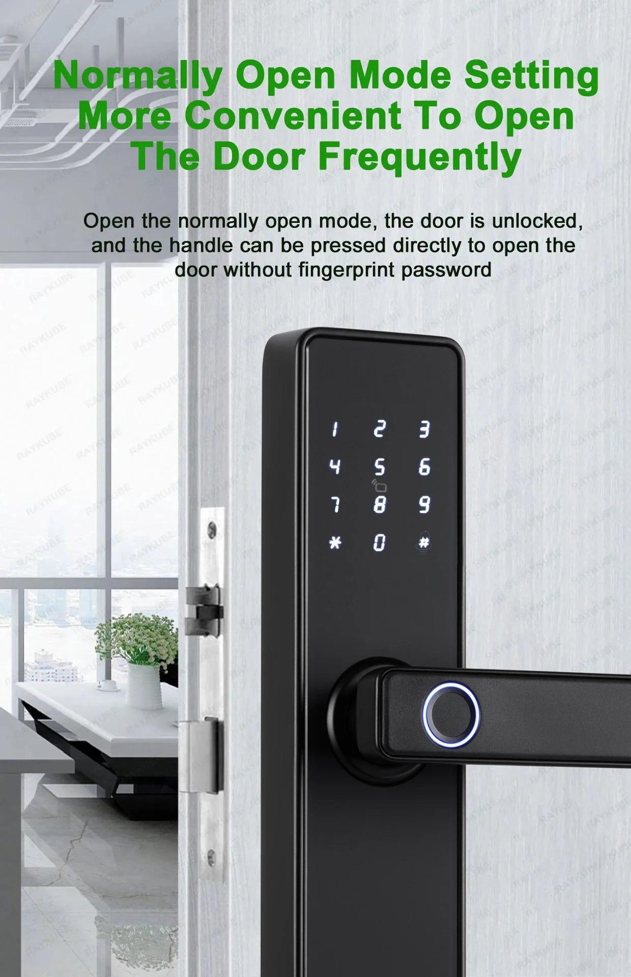 K20 Biometric Fingerprint Smart Door Lock