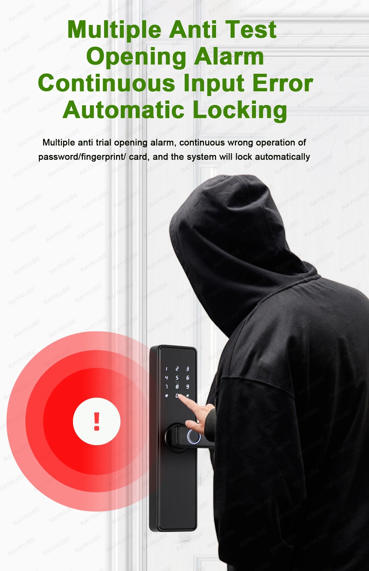 K20 Biometric Fingerprint Smart Door Lock
