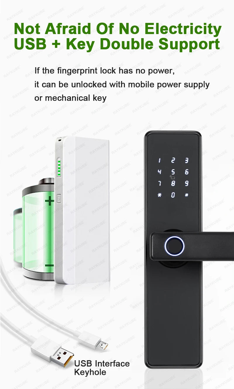 K20 Biometric Fingerprint Smart Door Lock