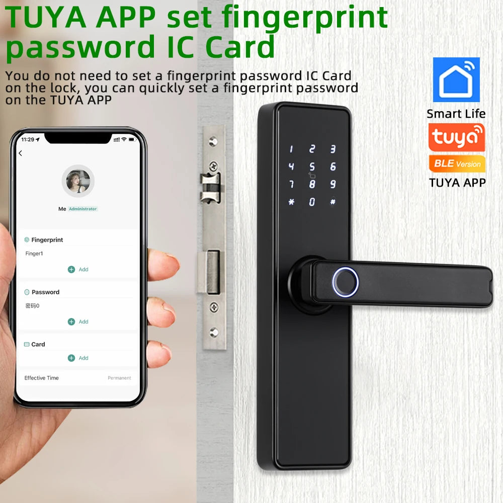 K20 Biometric Fingerprint Smart Door Lock