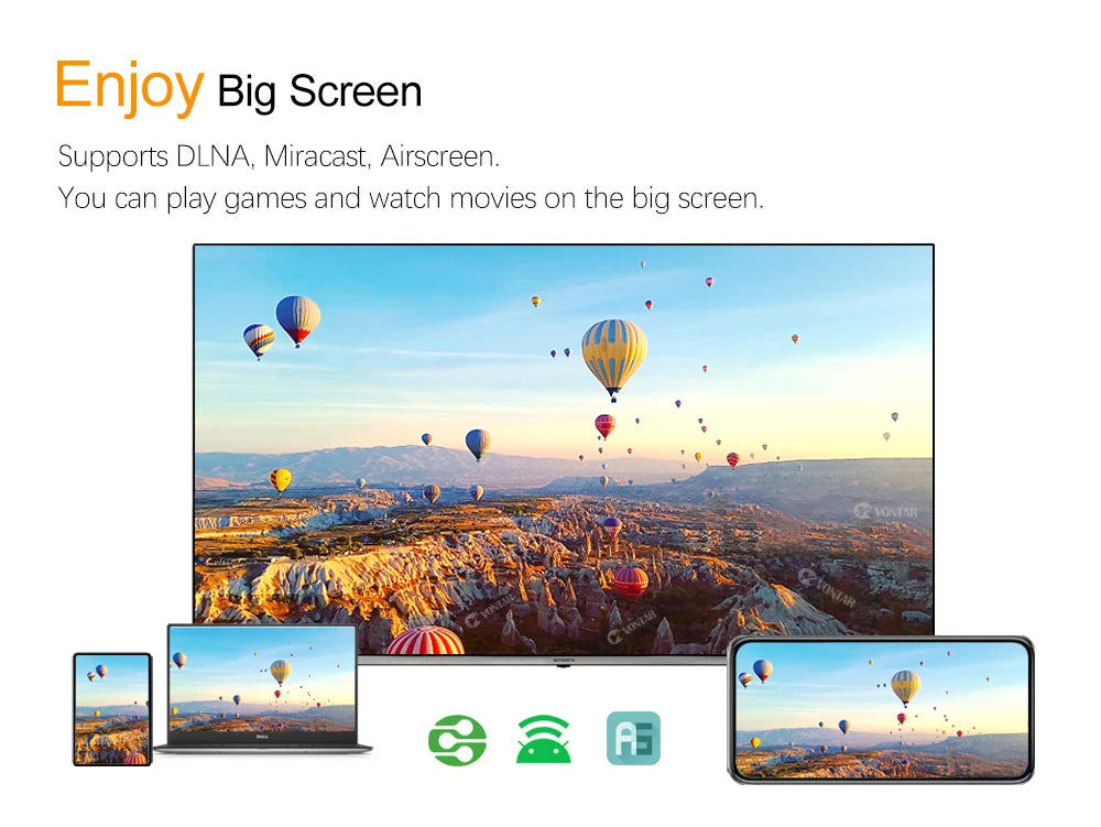 VONTAR X3 Android 9 TV Box 4GB 32GB 8K Media Player