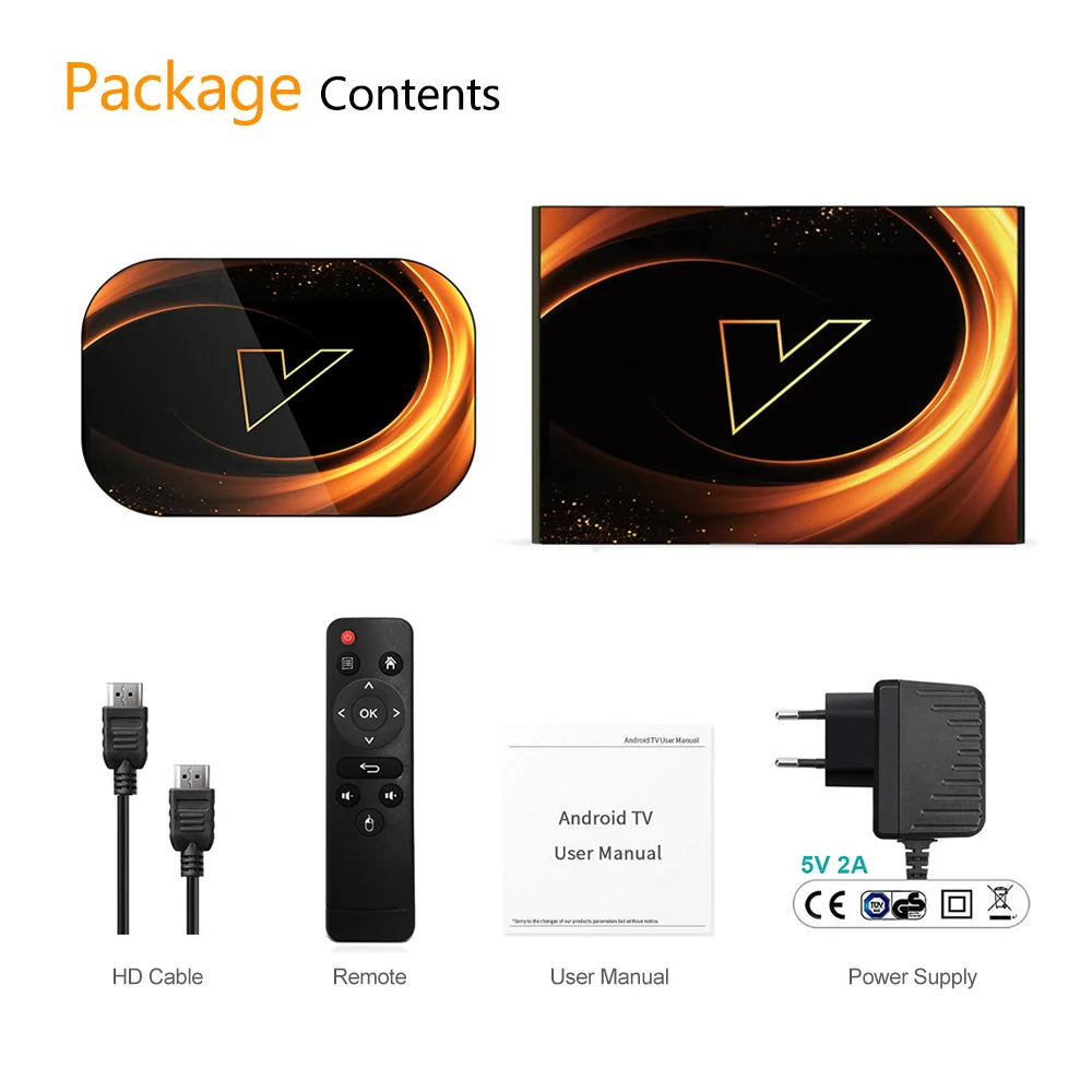 VONTAR X3 Android 9 TV Box 4GB 32GB 8K Media Player