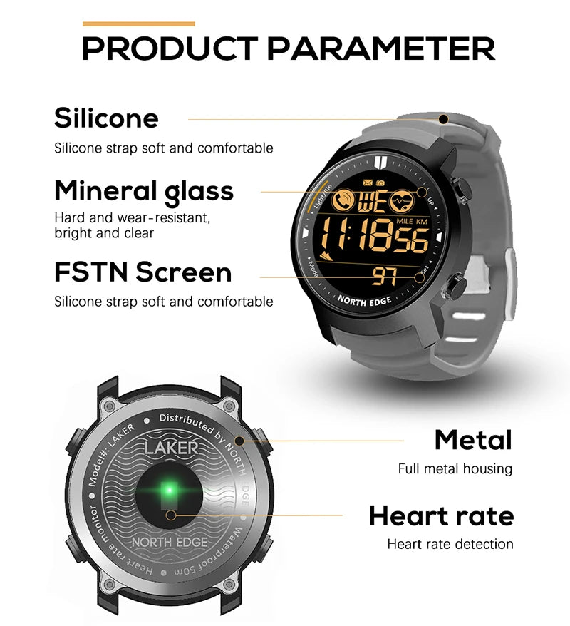 Men & Women Waterproof Smartwatch