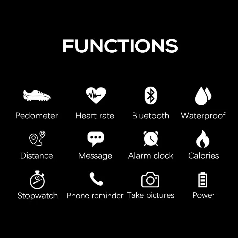 Men & Women Waterproof Smartwatch