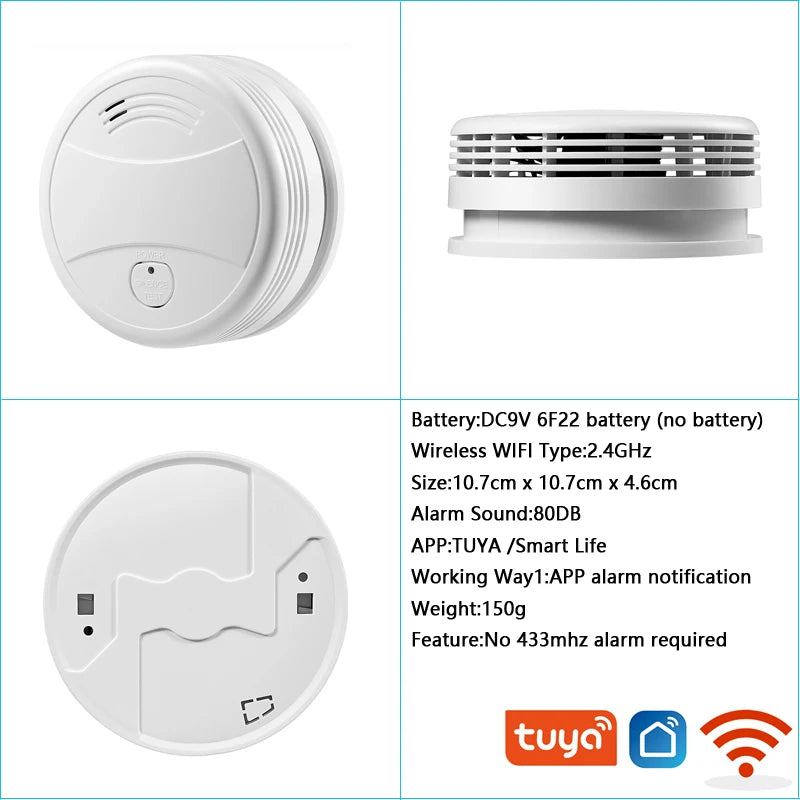 Tuya WiFi Smart Smoke Detector