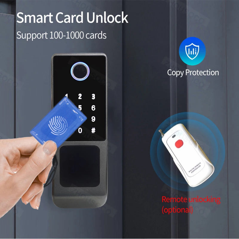 Tuya WiFi Fingerprint Smart Door Lock
