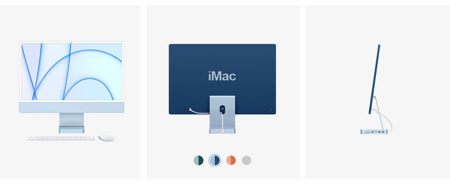 Minisopuru USB-C Hub for iMac 24" (2021–2024) with NVMe SSD Support