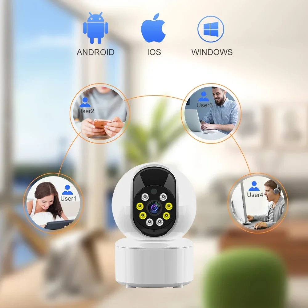 8MP Smart WiFi PTZ Indoor Security Camera