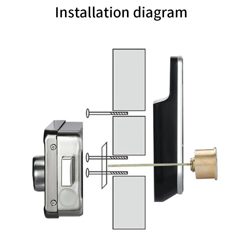 Bluetooth Tuya Smart Fingerprint Door Lock