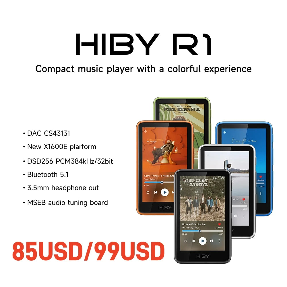 R1 HiFi Audio Music Player