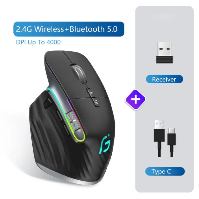 Multi-Device Wireless Bluetooth Mouse