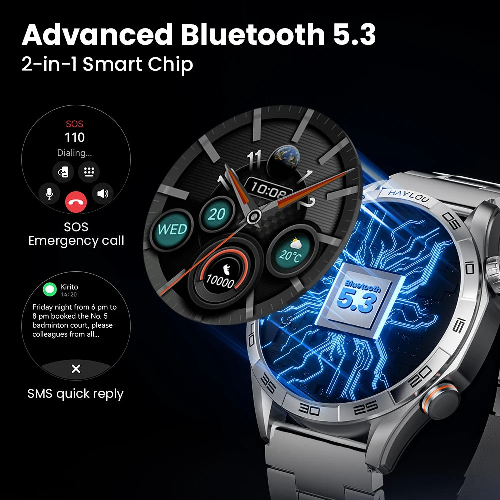 Solar 5 Voice Calling Smartwatch