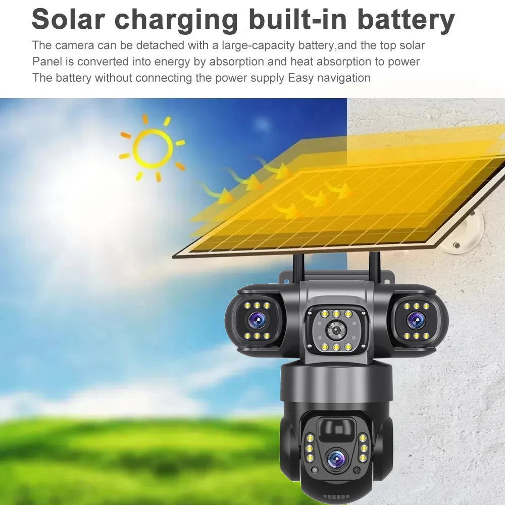 Solar 4G Outdoor Security Camera