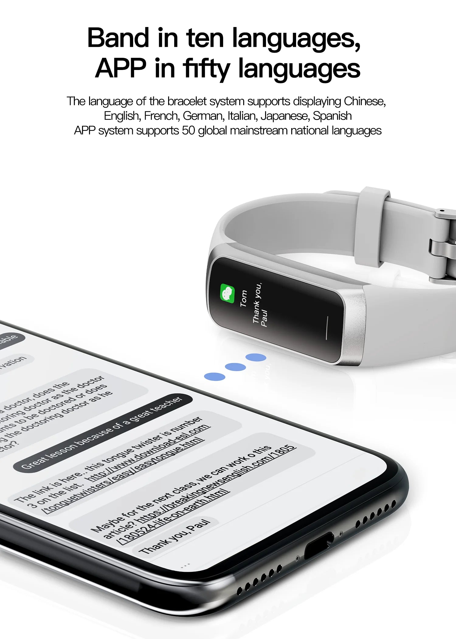 AMOLED Smart Fitness Bracelet