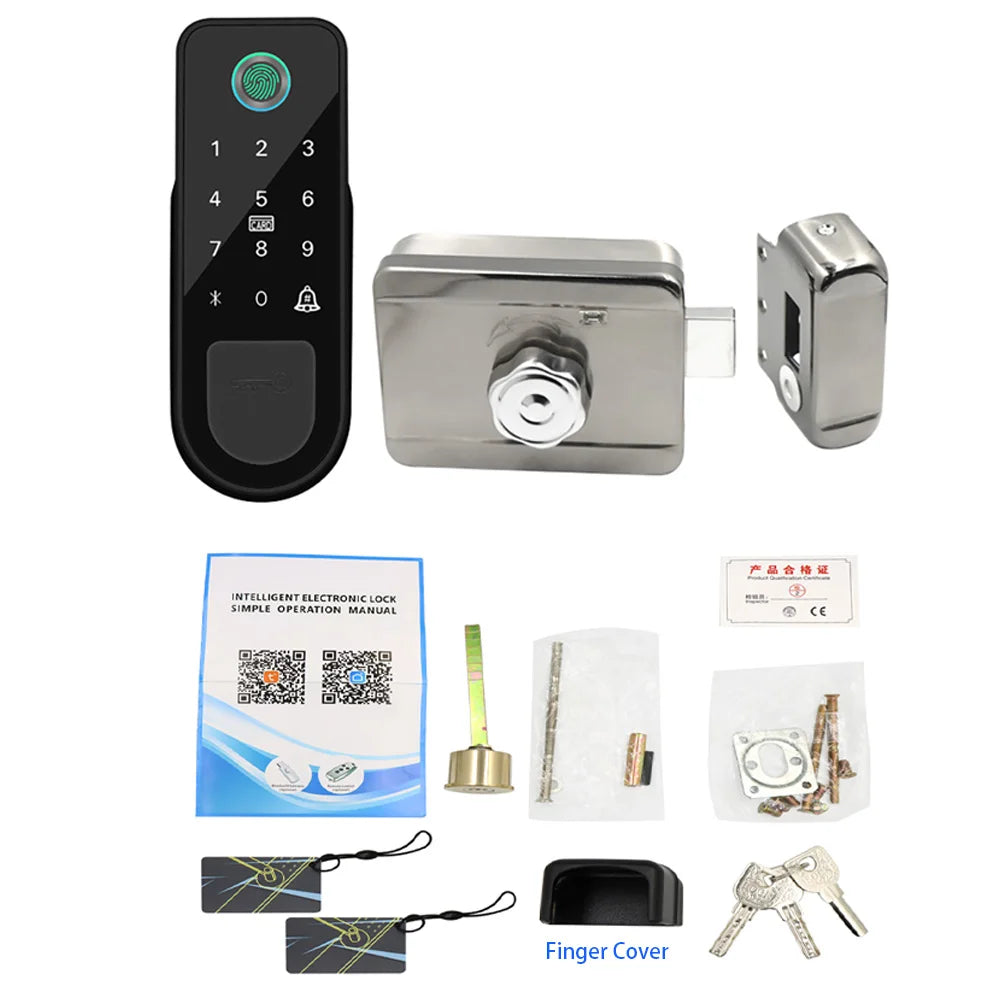 Bluetooth Tuya Smart Fingerprint Door Lock