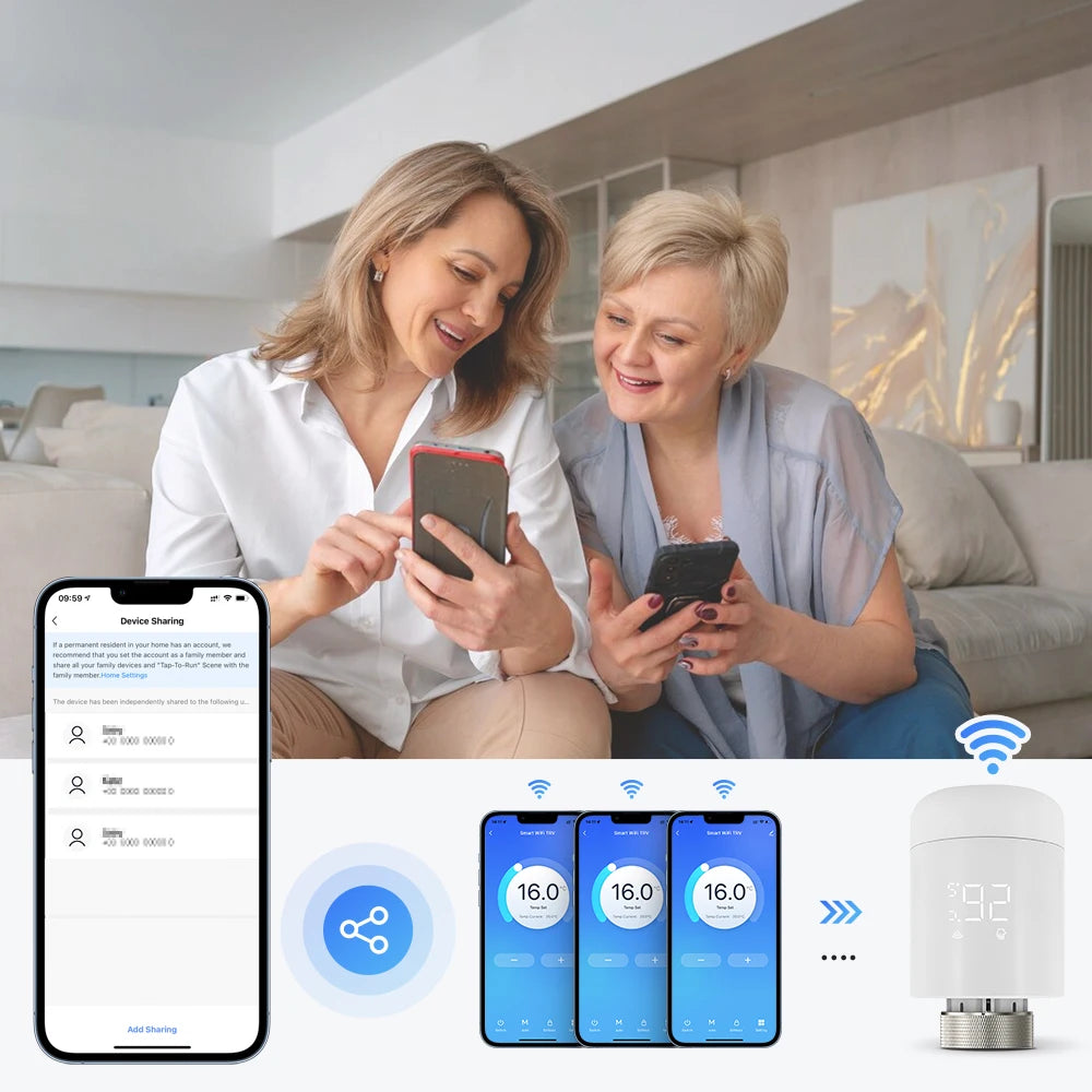 Tuya WiFi TRV Radiator Valve