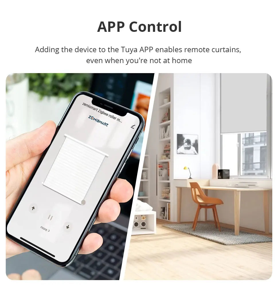 Zigbee Smart Roller Shade Motor