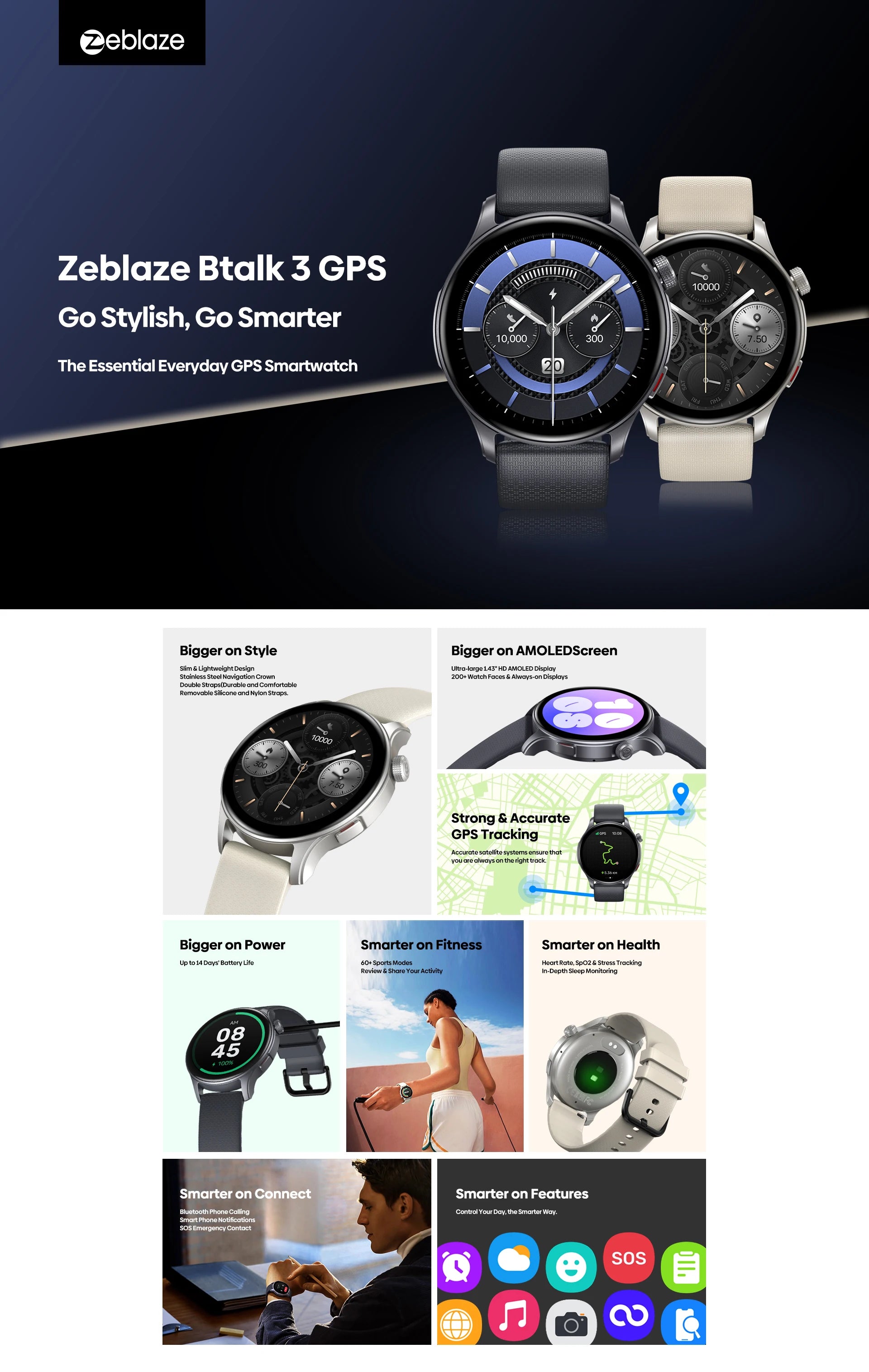 Btalk 3 GPS Smartwatch