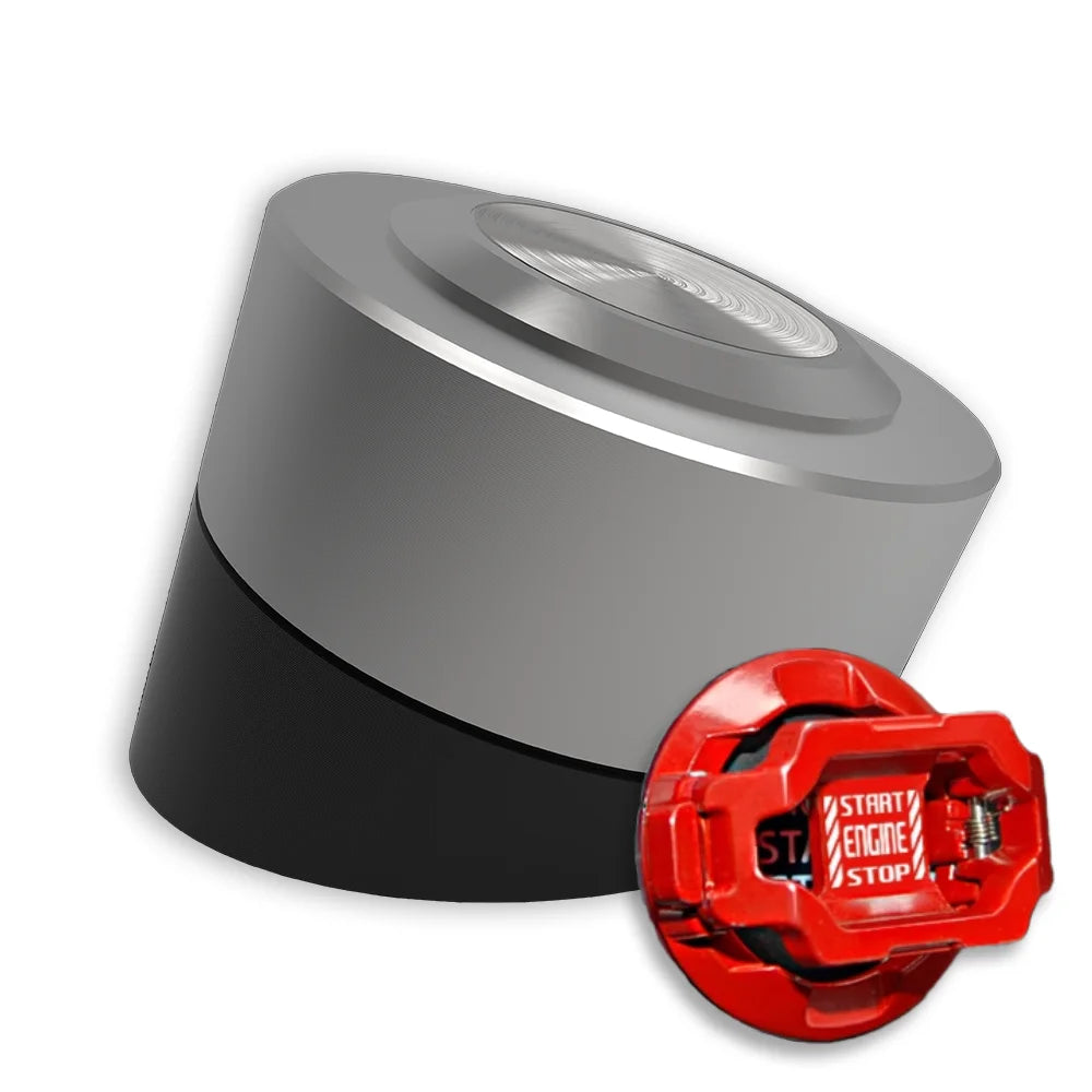 Wireless Metal PC Power Button Switch with USB Support