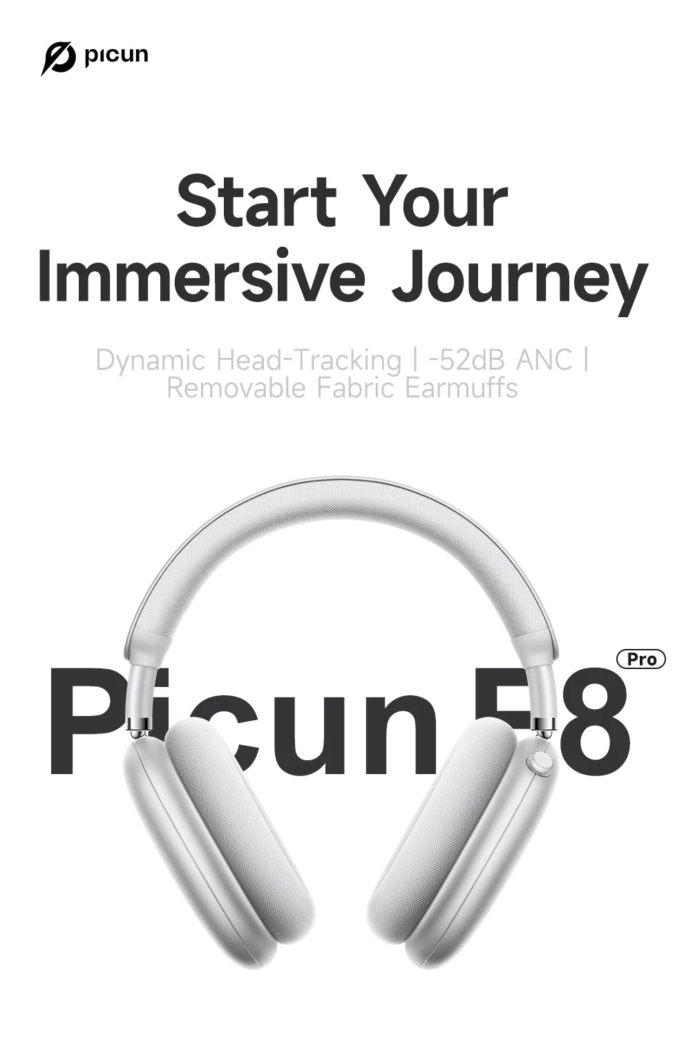 F8 Pro ANC Wireless Headphones
