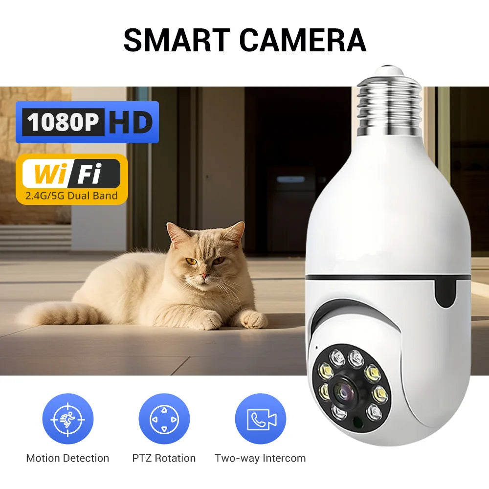 Ease Life WiFi 360° Light Bulb Security Camera