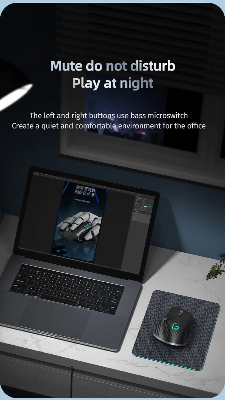 Multi-Device Wireless Bluetooth Mouse