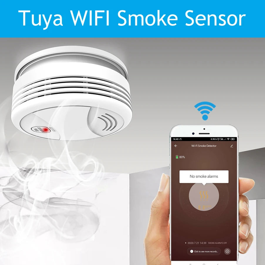 Tuya WiFi Smart Smoke Detector