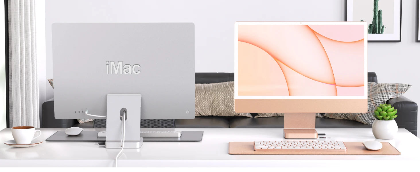 Minisopuru USB-C Hub for iMac 24" (2021–2024) with NVMe SSD Support