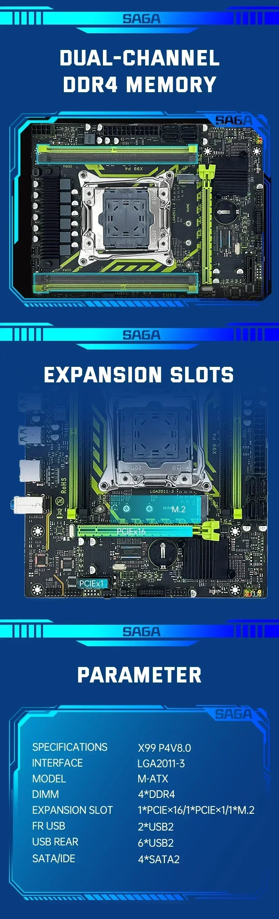 X99 Motherboard Kit with Xeon CPU