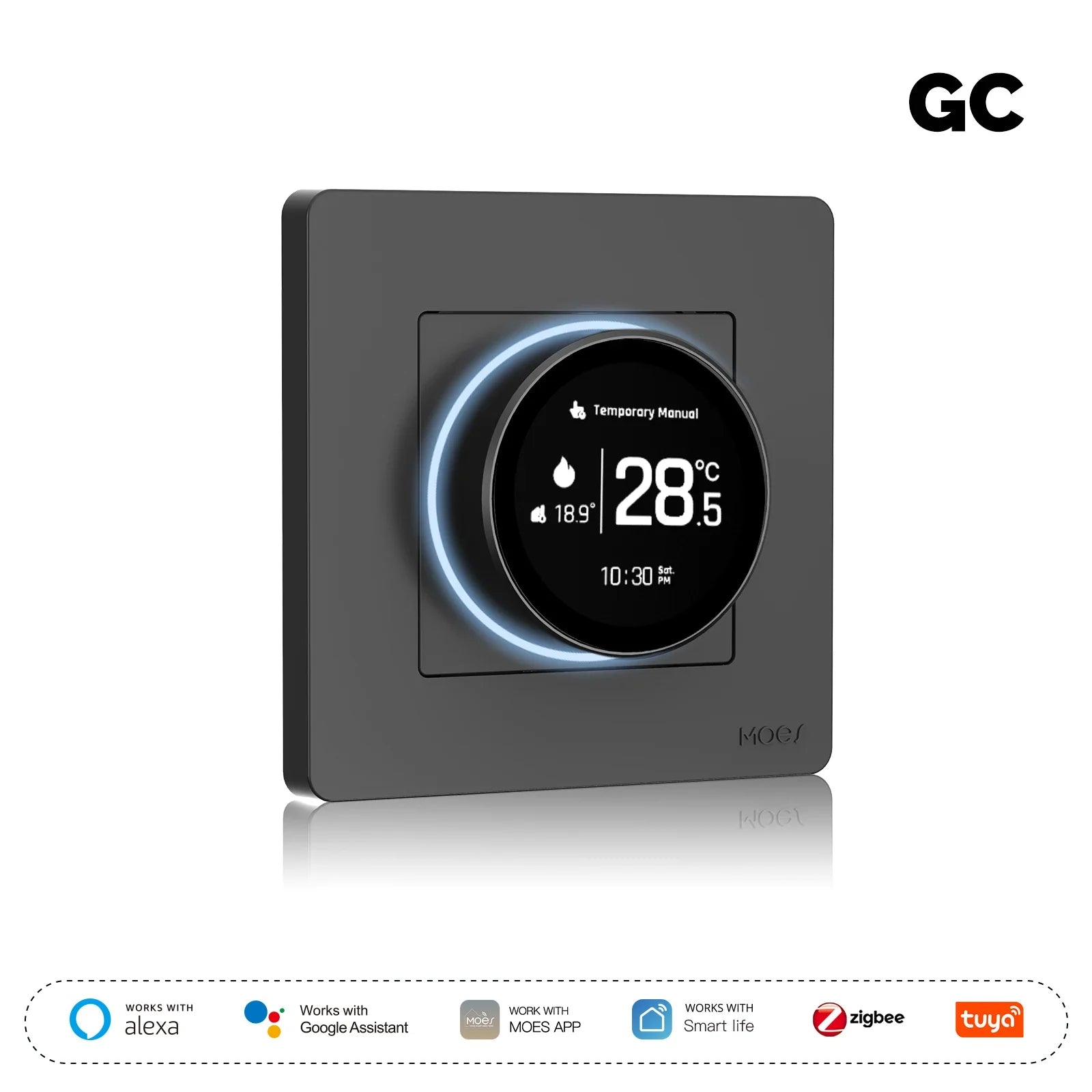 Tuya Zigbee Smart Knob Thermostat
