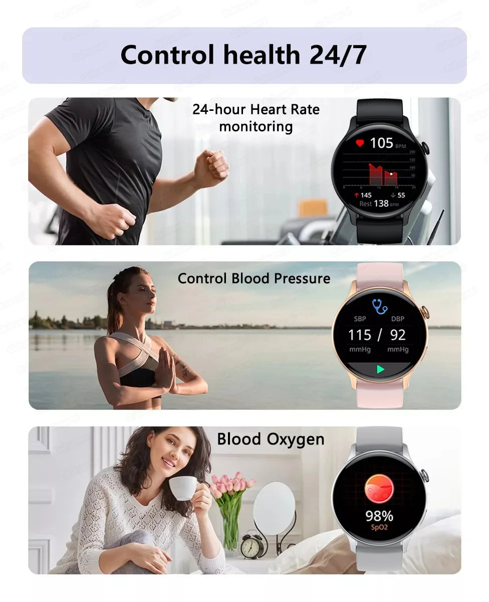 2024 GPS AMOLED Smartwatch for Women