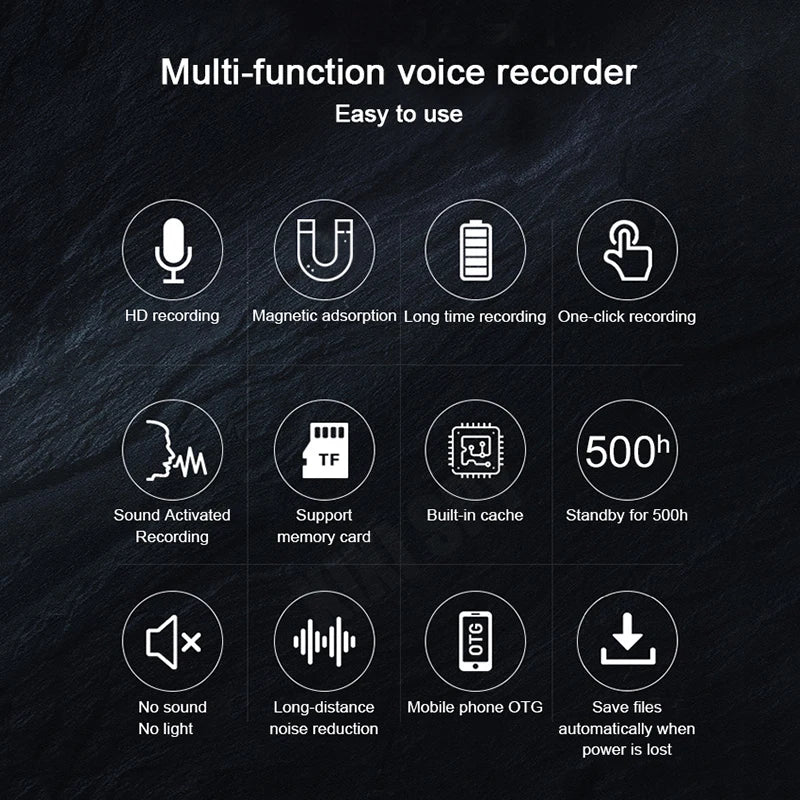 Mini Voice-Activated Digital Recorder