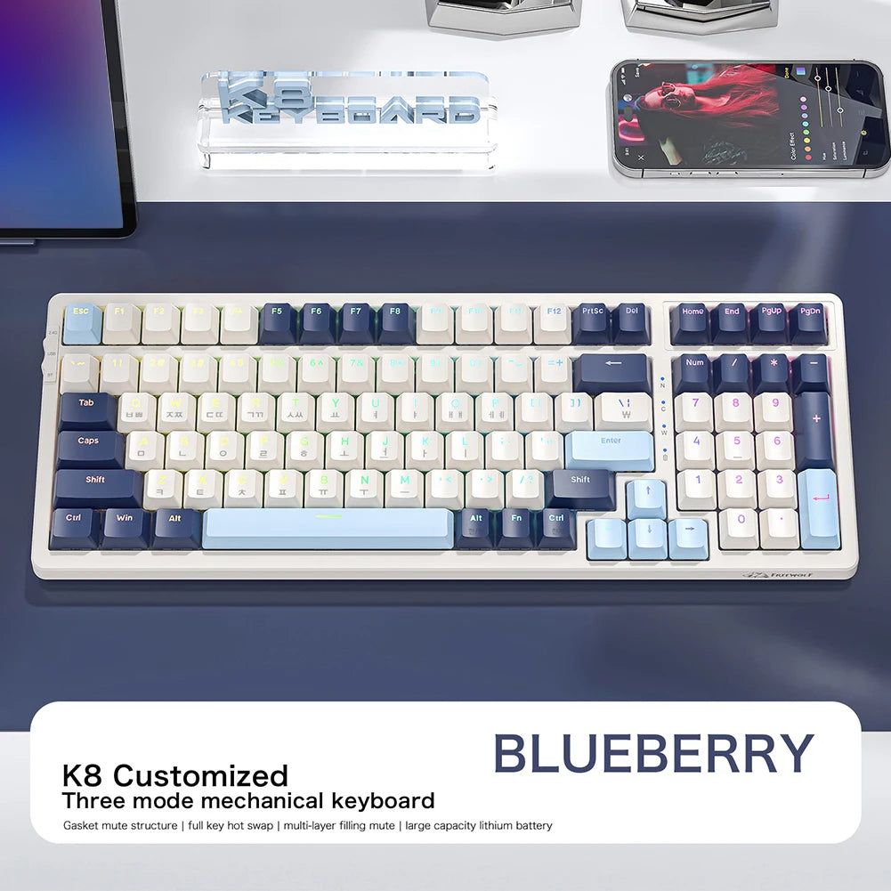 Wireless Mechanical Keyboard 100-Key