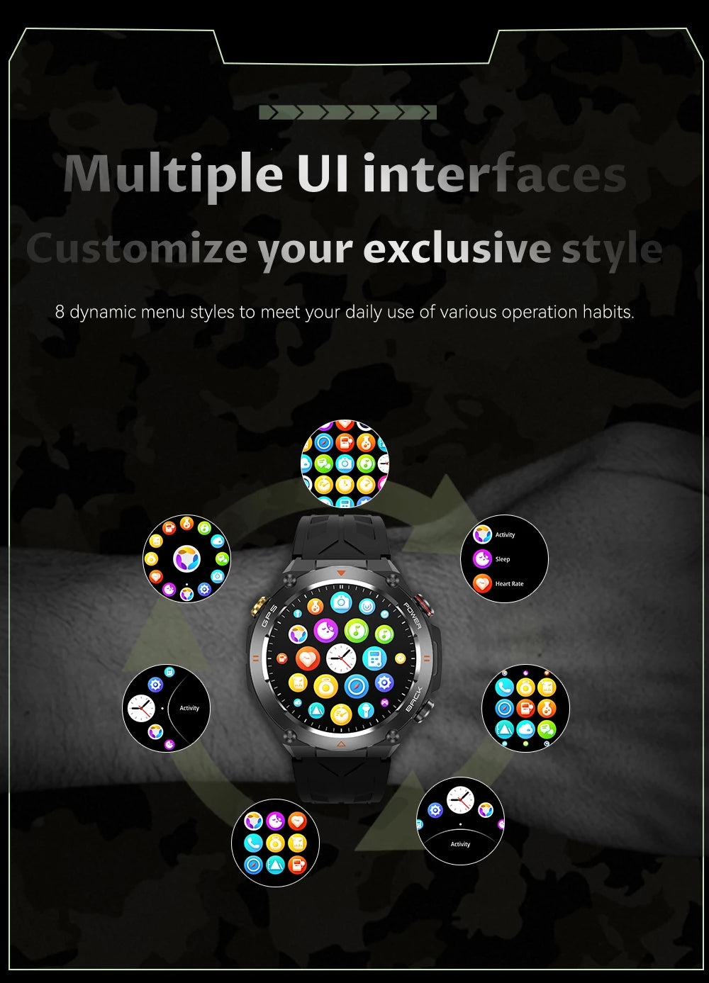 V75 GPS Smartwatch 2024