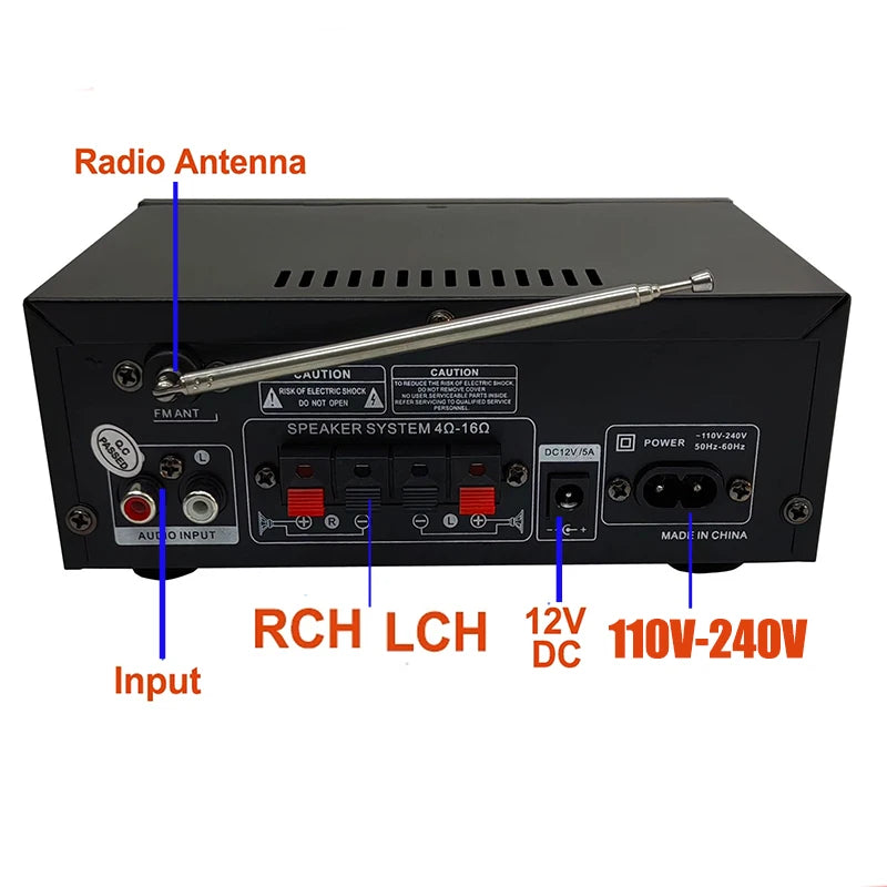 AK45 HiFi Bluetooth Audio Amplifier