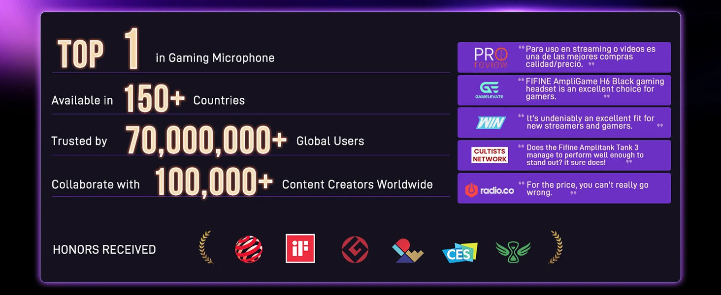 AM8 USB/XLR Dynamic Gaming Microphone