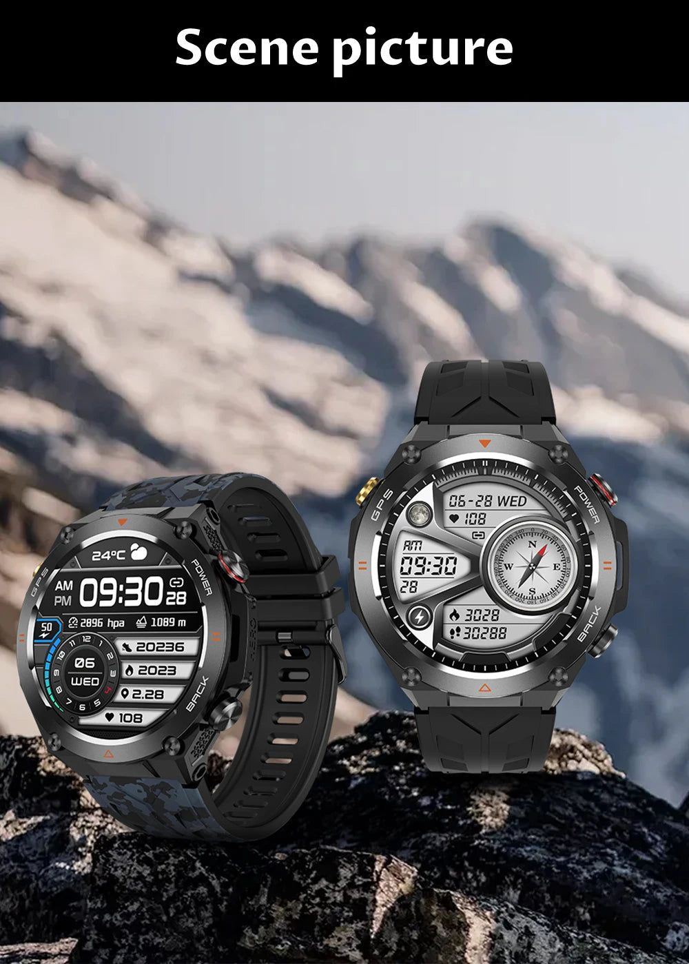 V75 GPS Smartwatch 2024