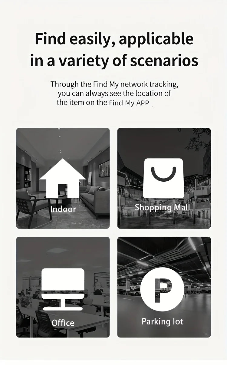 5-Pack Smart AirTag Tracker