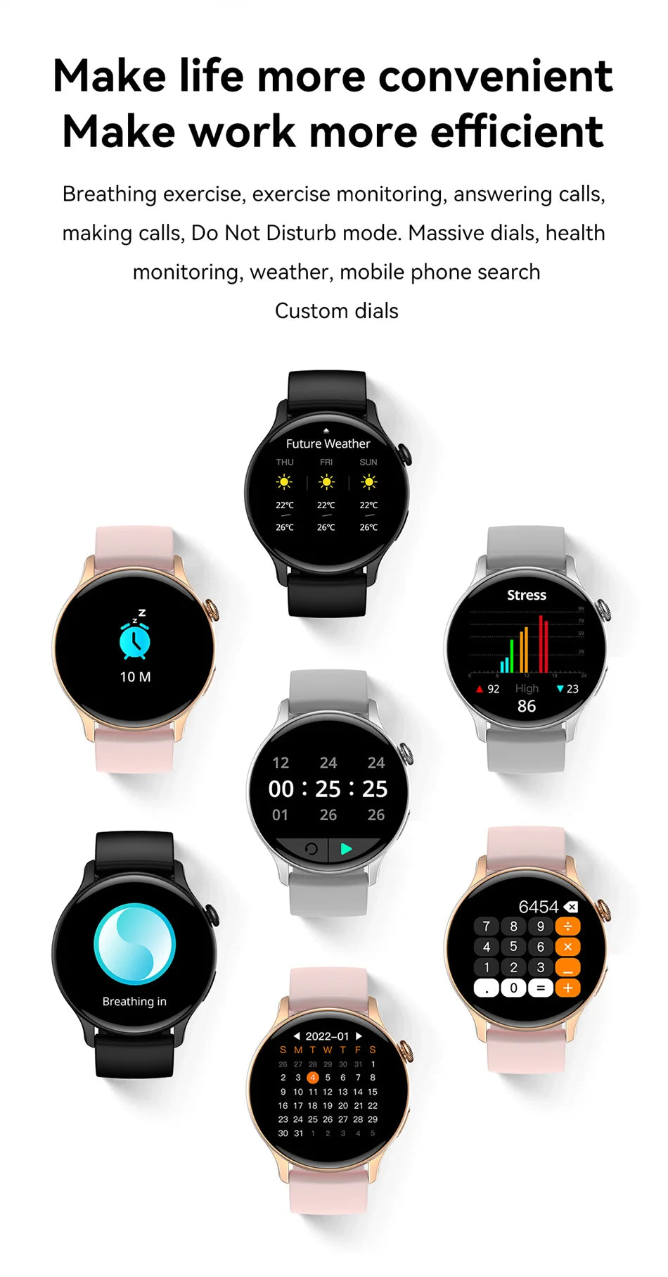 2024 GPS AMOLED Smartwatch for Women