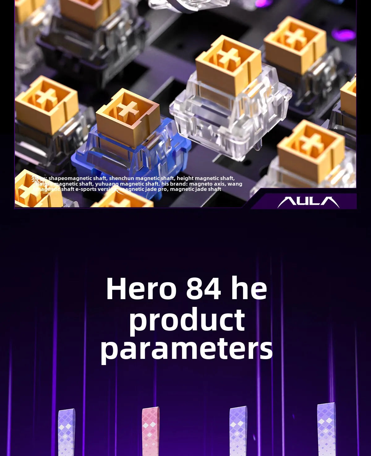 HERO84 HE Wired Mechanical Keyboard