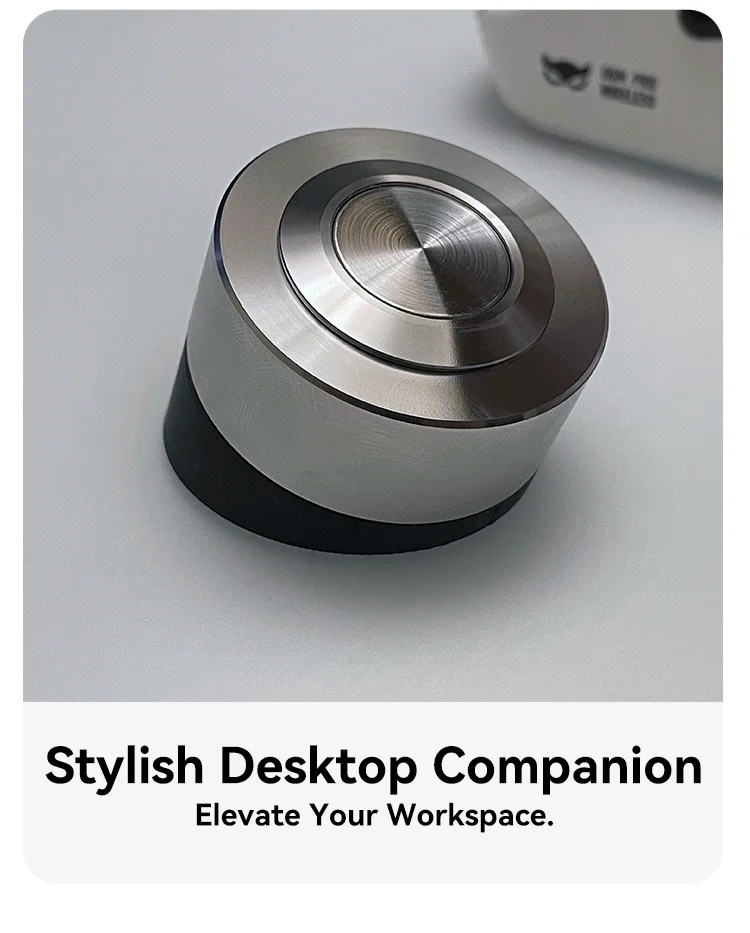 Wireless Metal PC Power Button Switch with USB Support