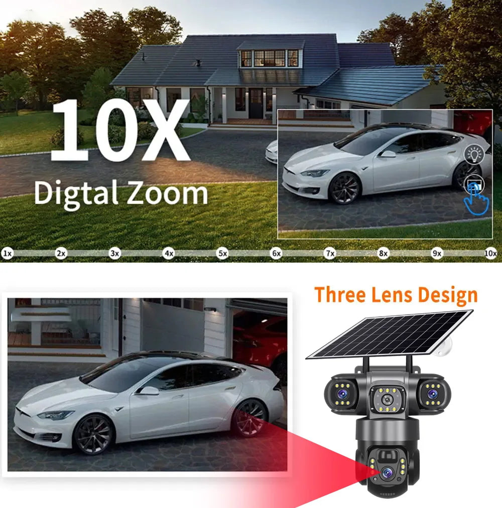 Solar 4G Outdoor Security Camera