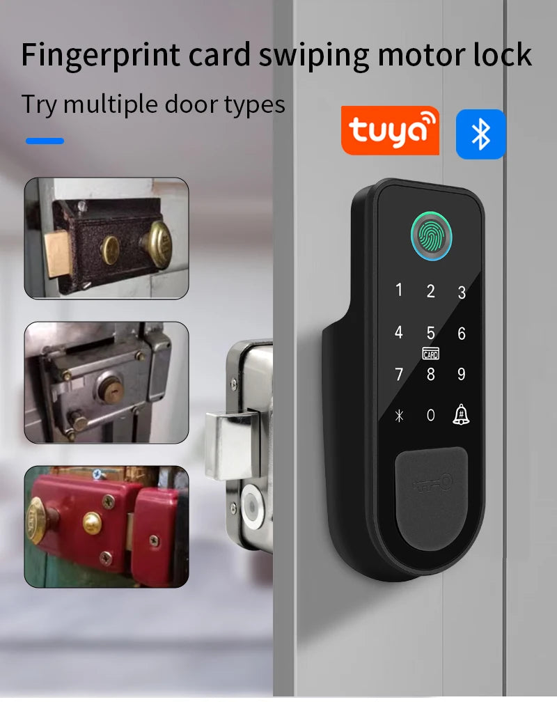 Bluetooth Tuya Smart Fingerprint Door Lock