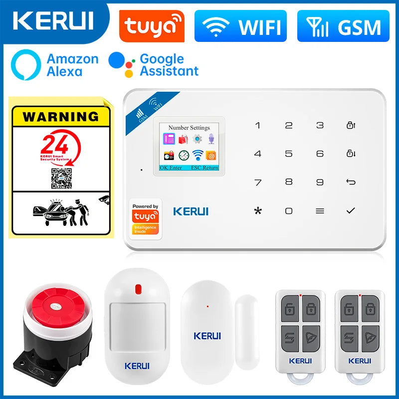 W181 Tuya Smart WiFi GSM Home Alarm