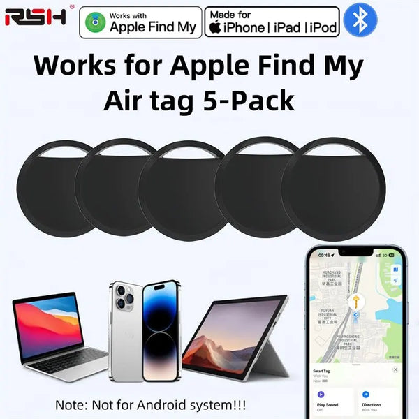 5-Pack Smart AirTag Tracker