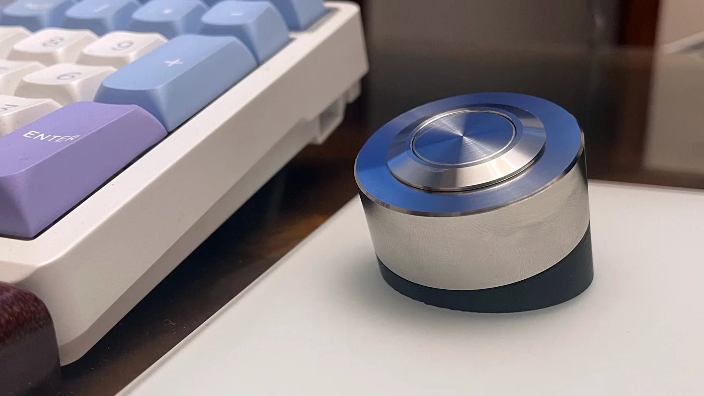 Wireless Metal PC Power Button Switch with USB Support