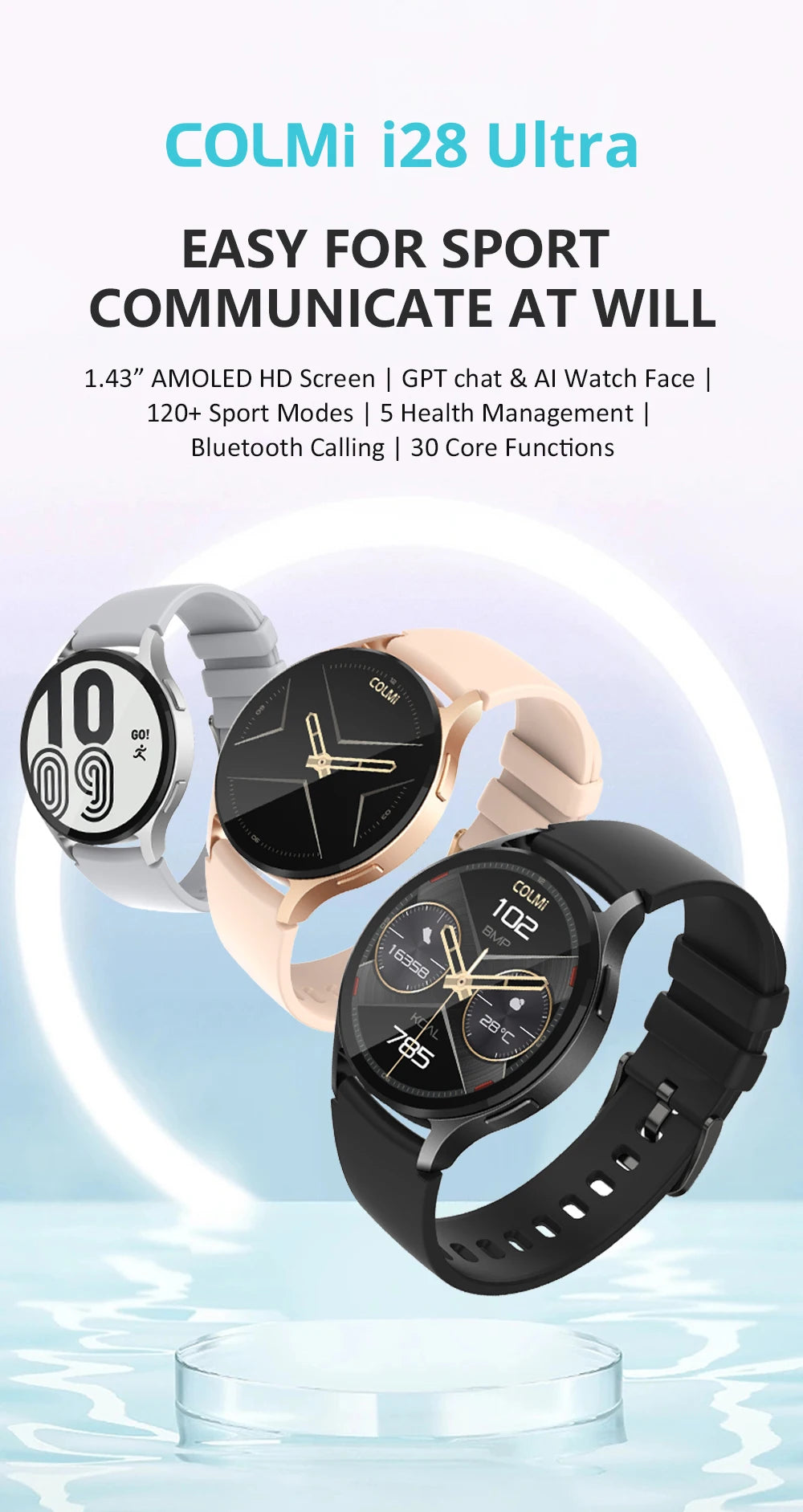 i28 Ultra AI Smartwatch