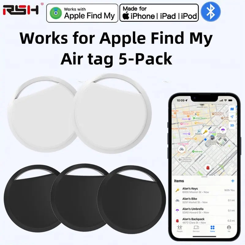 5-Pack Smart AirTag Tracker