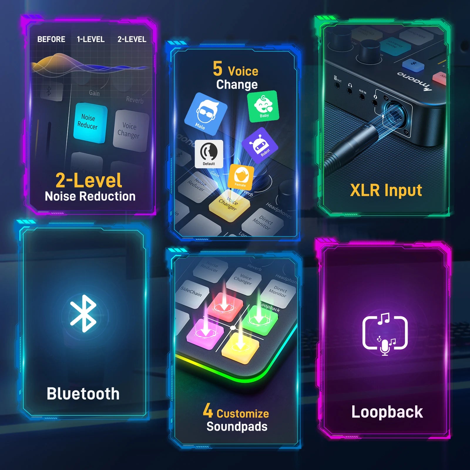 G1 NEO Gaming Audio Mixer