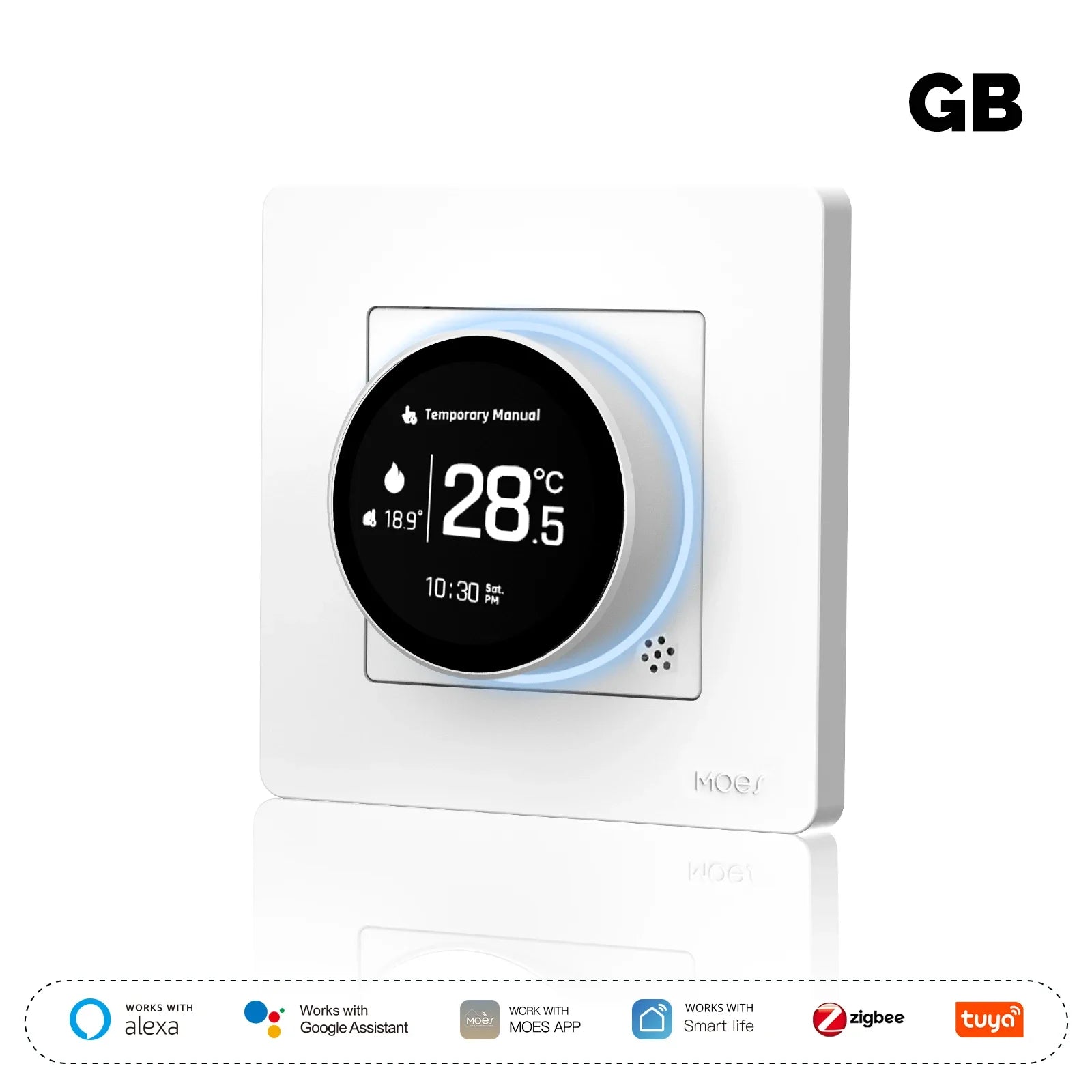 Tuya Zigbee Smart Knob Thermostat